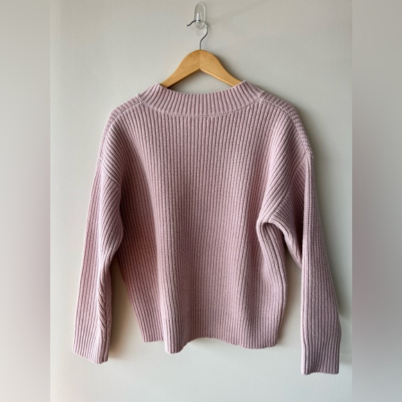 DEMYLEE: Rosita Wool V-Neck Sweater - Picture 2 of 2